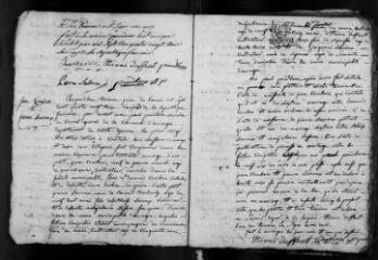 131 vues Auragne : mariages, 1793-an III, an V-1822. (collection du greffe)