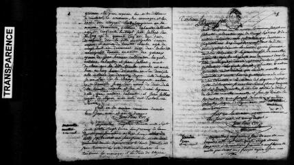 545 vues Auriac-sur-Vendinelle : décès. (collection du greffe)