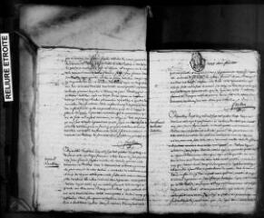 515 vues Bessières : naissances, mariages, décès, 1793-an X. (collection du greffe)