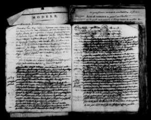 242 vues Caragoudes : naissances, 1793-1822. (collection du greffe)