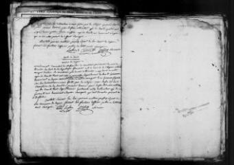 102 vues Deyme : décès, an VIII-1822 (MQ 1818 ; en plus, tables alphabétiques, 1815-1822). (collection du greffe)