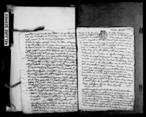 111 vues Gragnague : naissances, mariages, décès, 1793-an X (MQ N. an III). (collection du greffe)