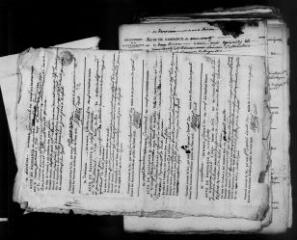 106 vues Nogaret : naissances, an IX-1822. (collection du greffe)