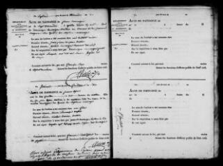 424 vues Peyssies : naissances, mariages, décès, an X-1822. 1823-1834. (collection du greffe)