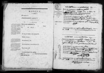 397 vues Seilh : naissances, mariages, décès, an XI-1822. (collection du greffe)