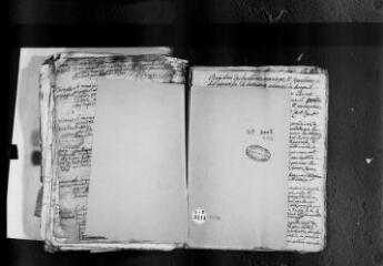 3 vues Bellesserre : baptêmes, mariages, sépultures, 1790. (collection du greffe)