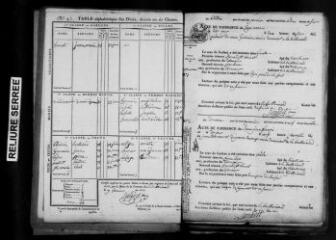 216 vues Labarthe-Inard : naissances, mariages, décès, 1813-1822. (collection du greffe)