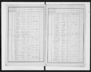 14 vues Commune de Saint-Araille. 1 F 1.5 : listes nominatives de la population, 1886