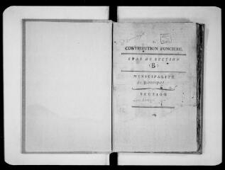 133 vues Commune de Bonrepos-Riquet. 1 G 3 : État de sections (incomplet) de 1791