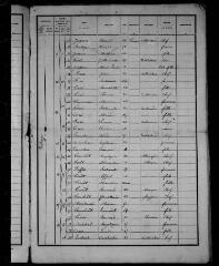 27 vues Commune de Castillon-de-Saint-Martory. 1 F 1.8 : recensement de population de 1886