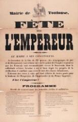 1 vue Célébration de la fête de l?empereur, commune de Toulouse