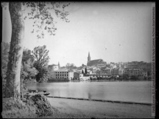 1 vue Castelnaudary : le bassin et la ville. - 14 mai 1941.