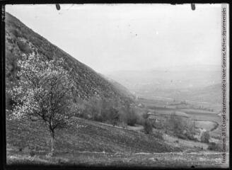 2 vues D'Arenals vers la plaine de Vernajoul et le Plantaurel. - avril 1914.