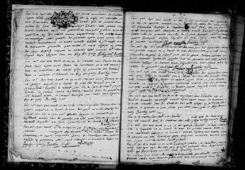 262 vues Auzas. 1 E 2 registre paroissail, baptêmes, mariages, sépultures. (collection communale)