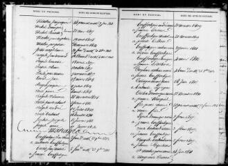 150 vues Bachas. 1 E 4 registre d'état civil : naissances, mariages, décès. (collection communale)