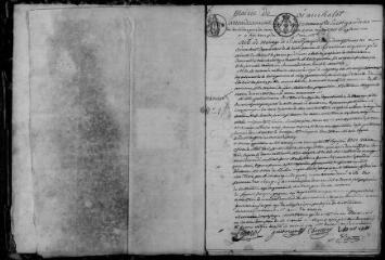 108 vues Beauchalot. 1 E 10 registre d'état civil : naissances, mariages, décès. (collection communale)