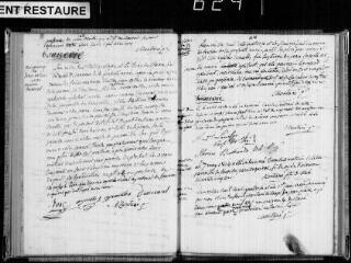 32 vues Beauzelle. 1 E 3 bis registre d'état civil : naissances, mariages, décès. (collection communale)