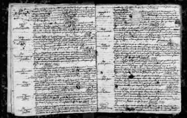 110 vues Cassagnabère-Tournas. 1 E 12 registre paroissial : baptêmes, mariages, sépultures. (collection communale)