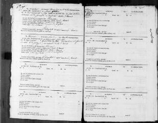 230 vues Eaunes. 1 E 5 registre d'état civil : naissances, mariages, décès. (collection communale)