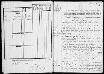 121 vues Issus. 1 E10 registre d'état civil : naissances, mariages, décès. (collection communale)
