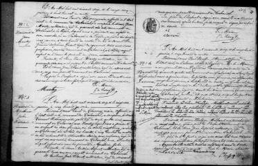 177 vues Cabanial (le). 1 E 13 registre d'état civil : naissances, mariages, décès. (collection communale)