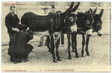 1 vue Types méridionaux. 10. Le marchand de lait d'anesses. - Toulouse : album Labouche, 1987, réédition d'une carte éditée par Labouche frères. - Carte postale