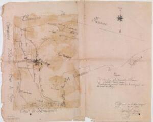 1 vue Plan d'assemblage de la commune de Chaum. 1882. Ech. 1/10000.