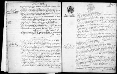 363 vues Martres-Tolosane, 1 E 22 registre d'état civil : naissances, mariages, décès. (collection communale)