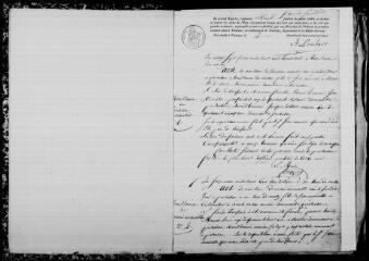 81 vues Pechabou. 1 E 7 registre d'état civil : naissances, mariages, décès. (collection communale)