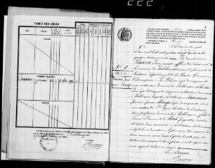 53 vues Pechbusque. 1 E 6 registre d'état civil : naissances, mariages, décès. (collection communale)