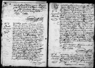 162 vues Revel, 1 E 7 registre d'état civil : naissances, mariages, décès. (collection communale)