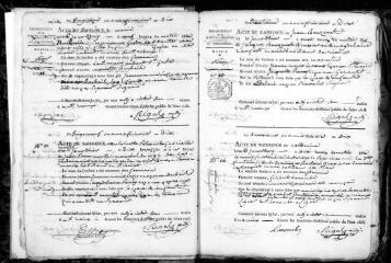 176 vues Rieux. 1 E 19, registre d'état civil : naissances, mariages, décès. (collection communale)