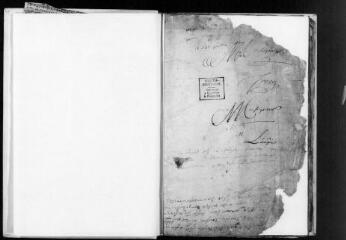 618 vues Roquefort-sur-Garonne. 1 E 1 registre paroissial : baptêmes, mariages, sépultures. (collection communale)