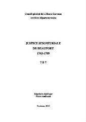  - Justice seigneuriale de Beaufort (ouvre la visionneuse)