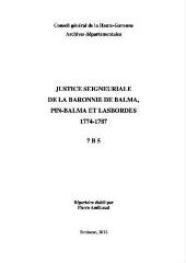  - Justice seigneuriale de Balma, Pin-Balma et Lasbordes (ouvre la visionneuse)