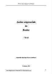  - Justice seigneuriale et municipale de Bouloc (ouvre la visionneuse)