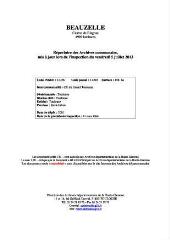 1 vue Beauzelle, archives communales