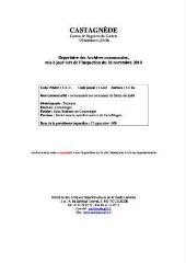 1 vue Castagnède, archives communales