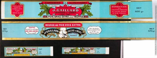1 vue Produits alimentaires : truffes, conserves J. Gaillard (Caussade).