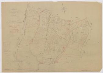 1 vue Section B, 3ème feuille, éch. 1/2500.