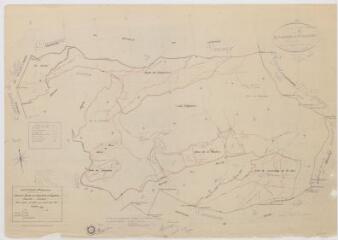 1 vue Section B, feuille unique, éch. 1/5000.