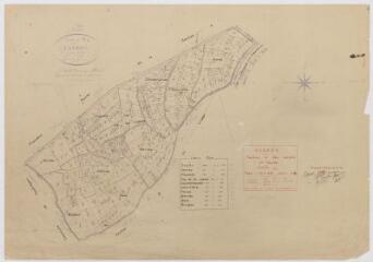 1 vue Section A, 2ème feuille, éch. 1/2500.