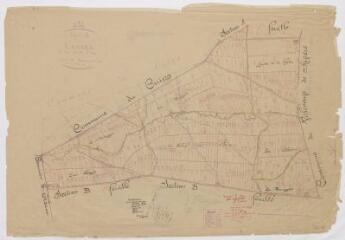 1 vue Section A, 1ère feuille, éch. 1/2500.