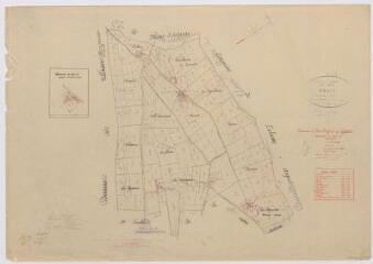 1 vue Section A, 1ère feuille, éch. 1/2500.