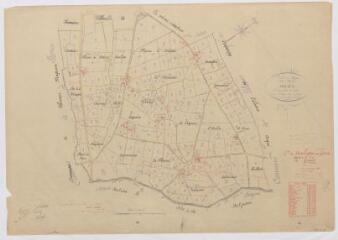 1 vue Section A, 2ème feuille, éch. 1/2500.