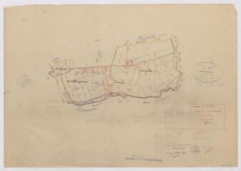1 vue Section E, 2ème feuille, éch. 1/2500.