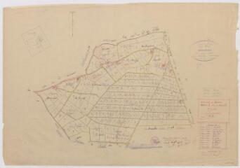 1 vue Section E, 3ème feuille, éch. 1/2500.