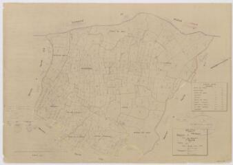 1 vue Section F, 1ère feuille, éch. 1/1250.