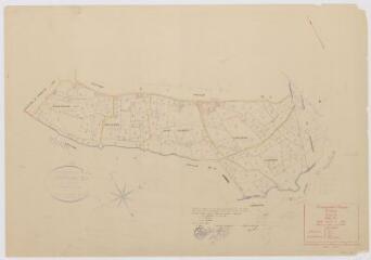 1 vue Section E, 2ème feuille, éch. 1/2500.