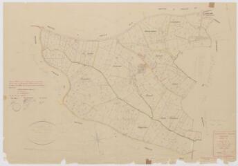 1 vue Section E, 3ème feuille, éch. 1/2500.